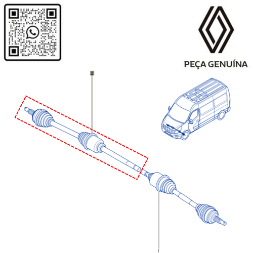 RN 06019R 391006019R SEMI EIXO DIR. MASTER 2.3 16V M9T 4